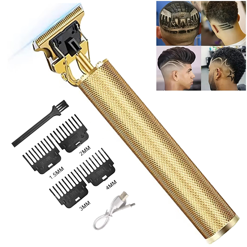 Men'S Grooming Salon - Electric Hair Cutting Machine And the