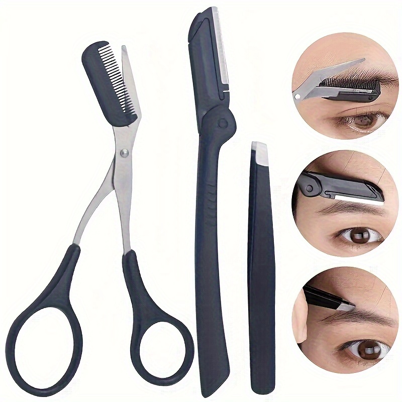 Men'S Grooming Tool - 3pcs Set Eyebrow Kit For Women