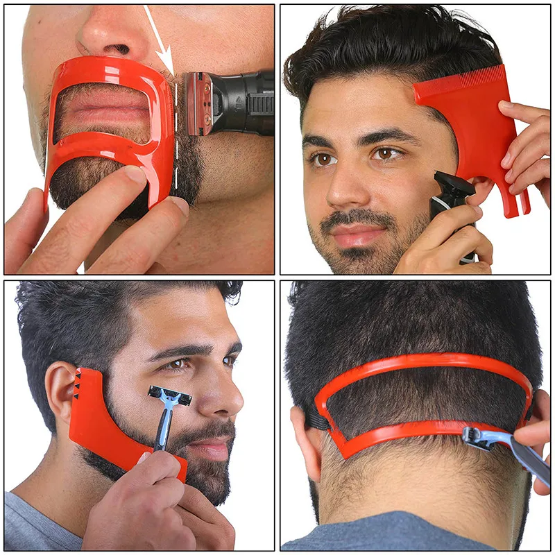 2/4Pcs Men's Beard Combs Hair  - Men'S Grooming Salon ulasan dan harga