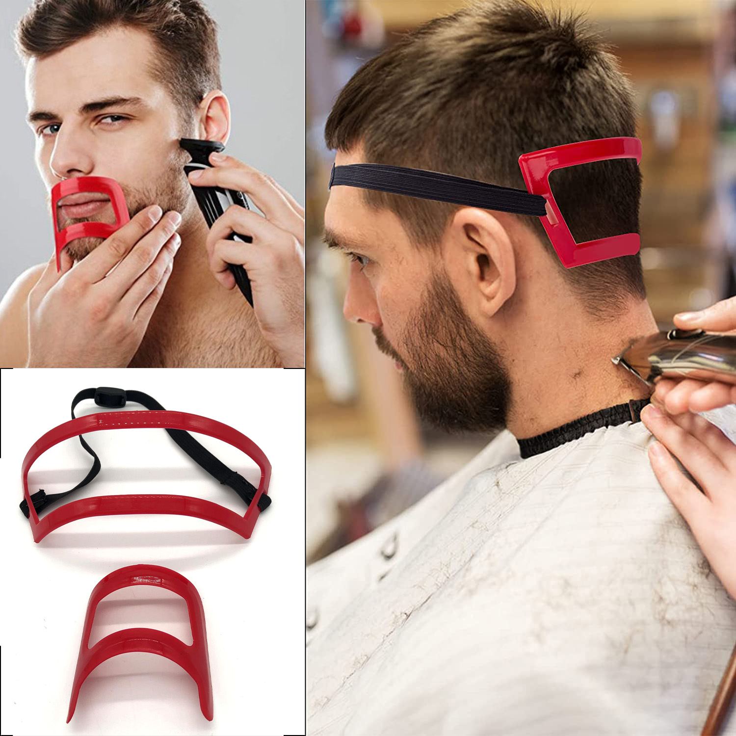 2/4Pcs Men's Beard Combs Hair  - Men'S Grooming Salon ulasan dan harga