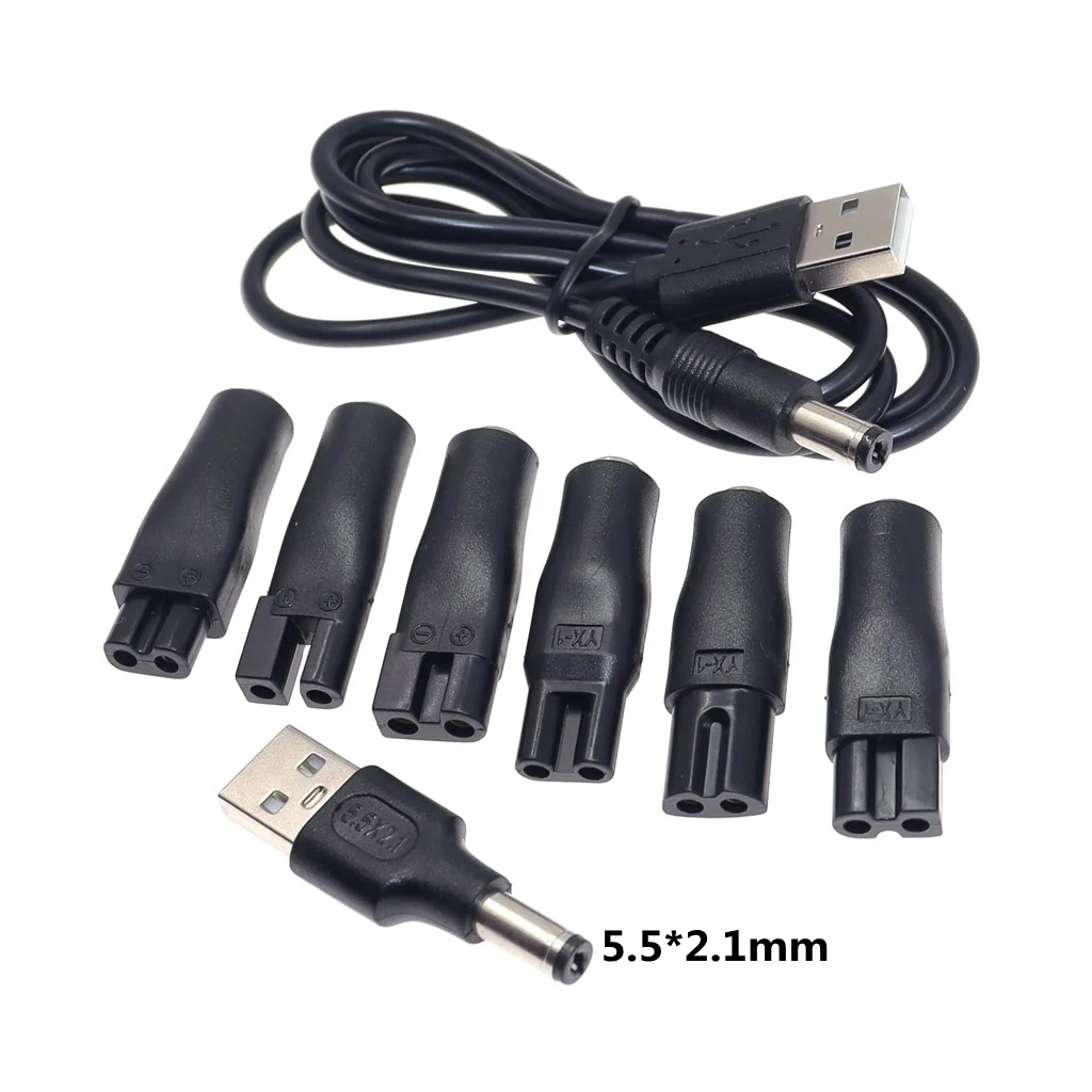 8PCS Replacement Power Cord 5V - Men'S Grooming Salon ulasan dan harga