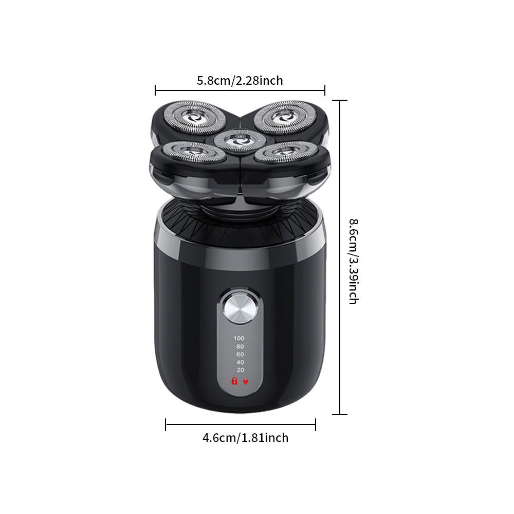 5-in-1 5 Heads Electric Shaver - Men'S Grooming Razor Kit ulasan dan harga