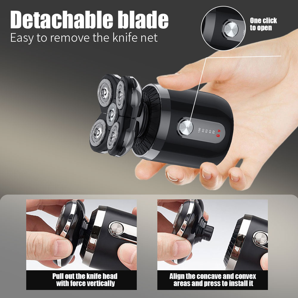 5-in-1 5 Heads Electric Shaver - Men'S Grooming Razor Kit ulasan dan harga