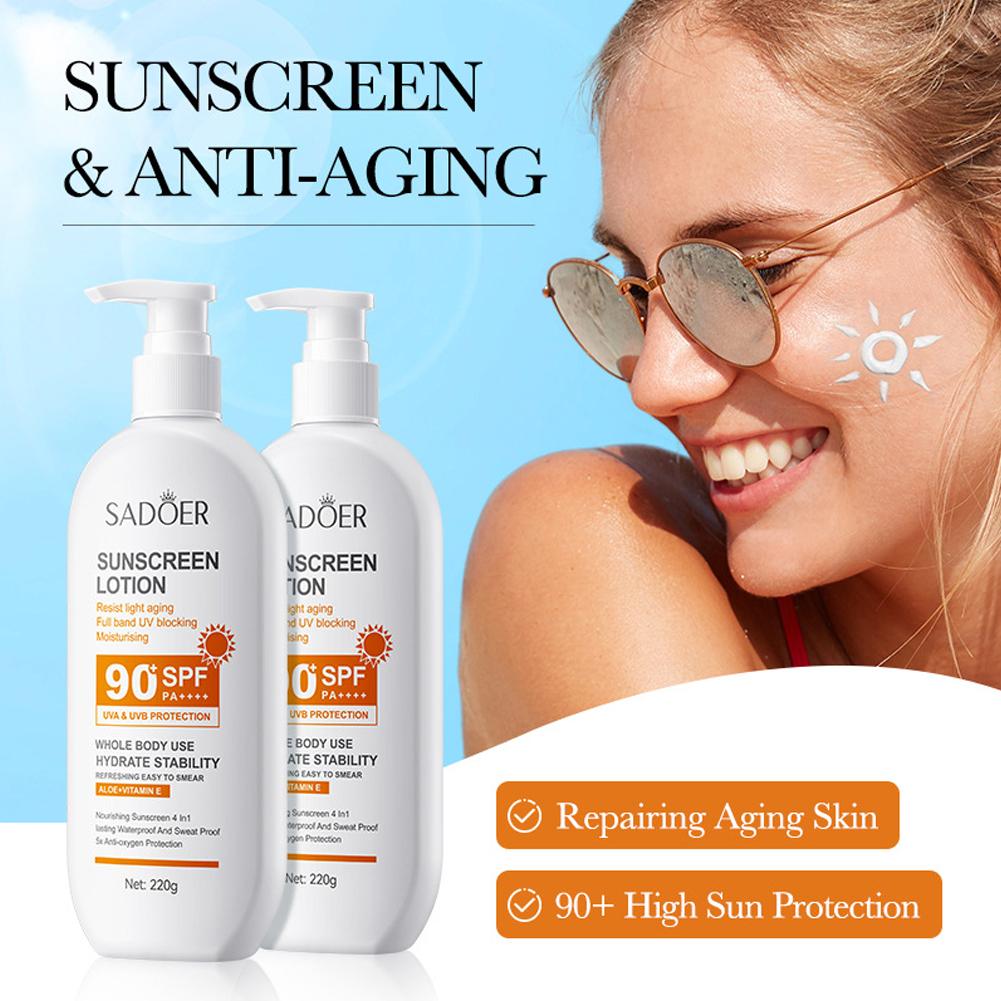 SADOER Spf 90+ 50+ Facial Body - Face Moisturizer Spf ulasan dan harga