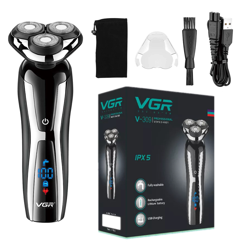 VGR Wet Dry Electric Shaver Fo - Men'S Grooming Razor Kit ulasan dan harga