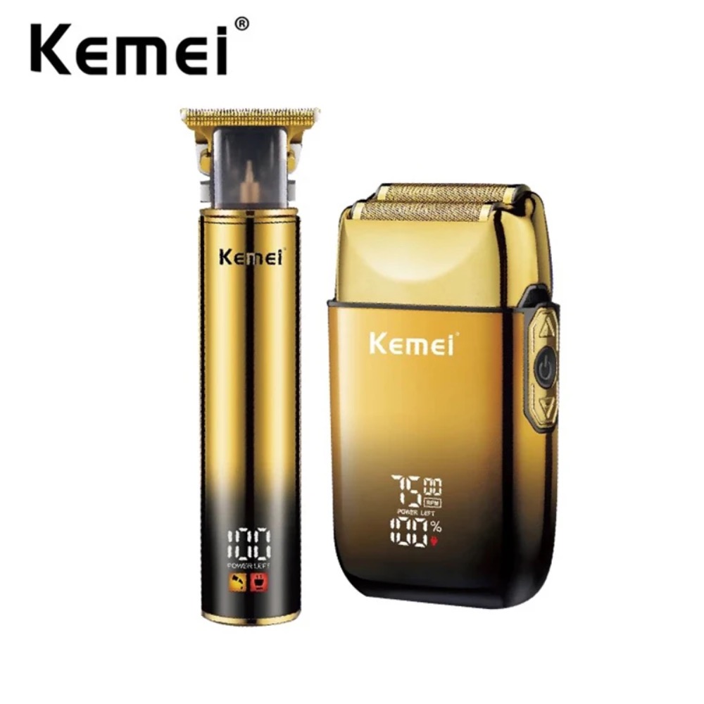 Kemei Hair Trimmer Electric Ra - Men'S Grooming Razor Kit ulasan dan harga