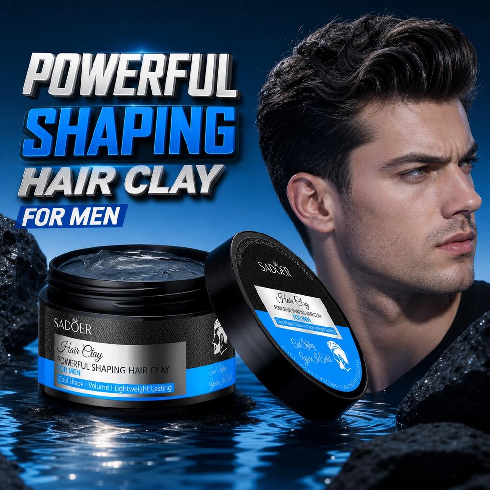 Men's Hair Styling Clay Strong - Men'S Grooming Salon ulasan dan harga
