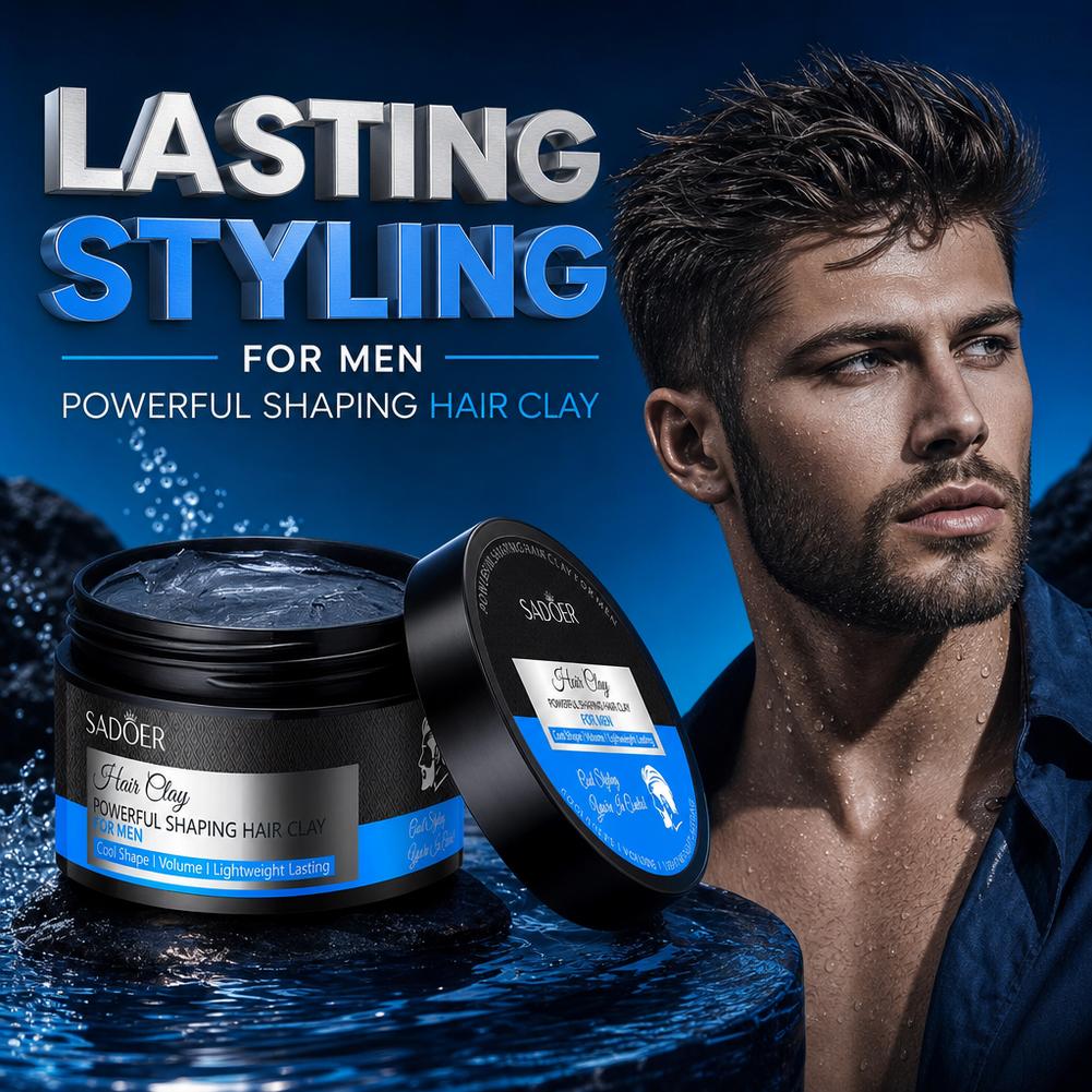 Men's Hair Styling Clay Strong - Men'S Grooming Salon ulasan dan harga