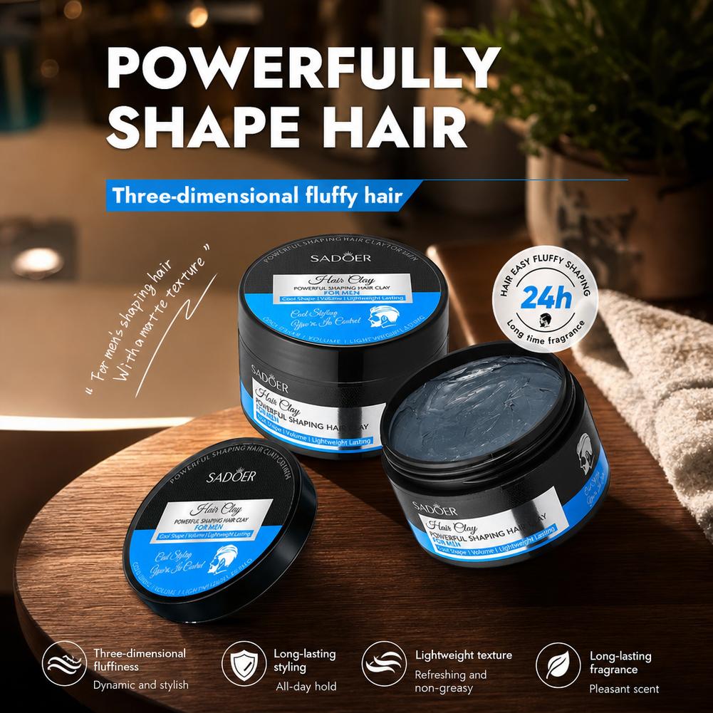 Men's Hair Styling Clay Strong - Men'S Grooming Salon ulasan dan harga