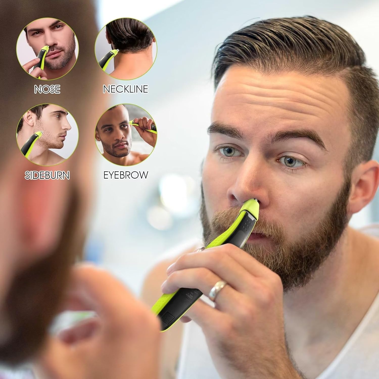 YUKU Nose Hair Trimmer Replace - Men'S Grooming Salon ulasan dan harga