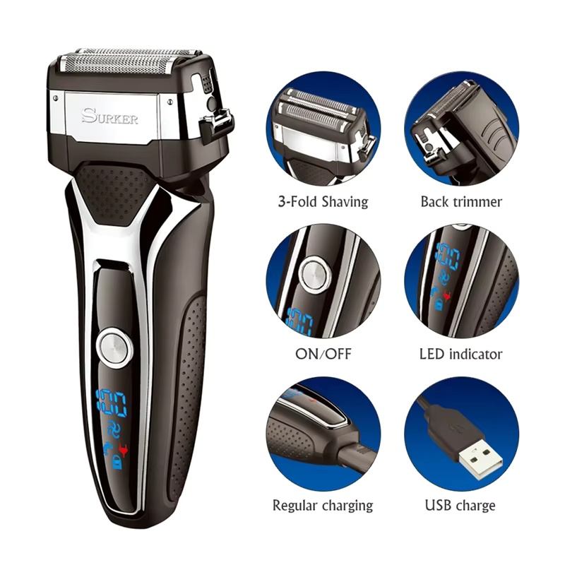 Surker Electric Shaver for Men - Men'S Grooming Razor Kit ulasan dan harga