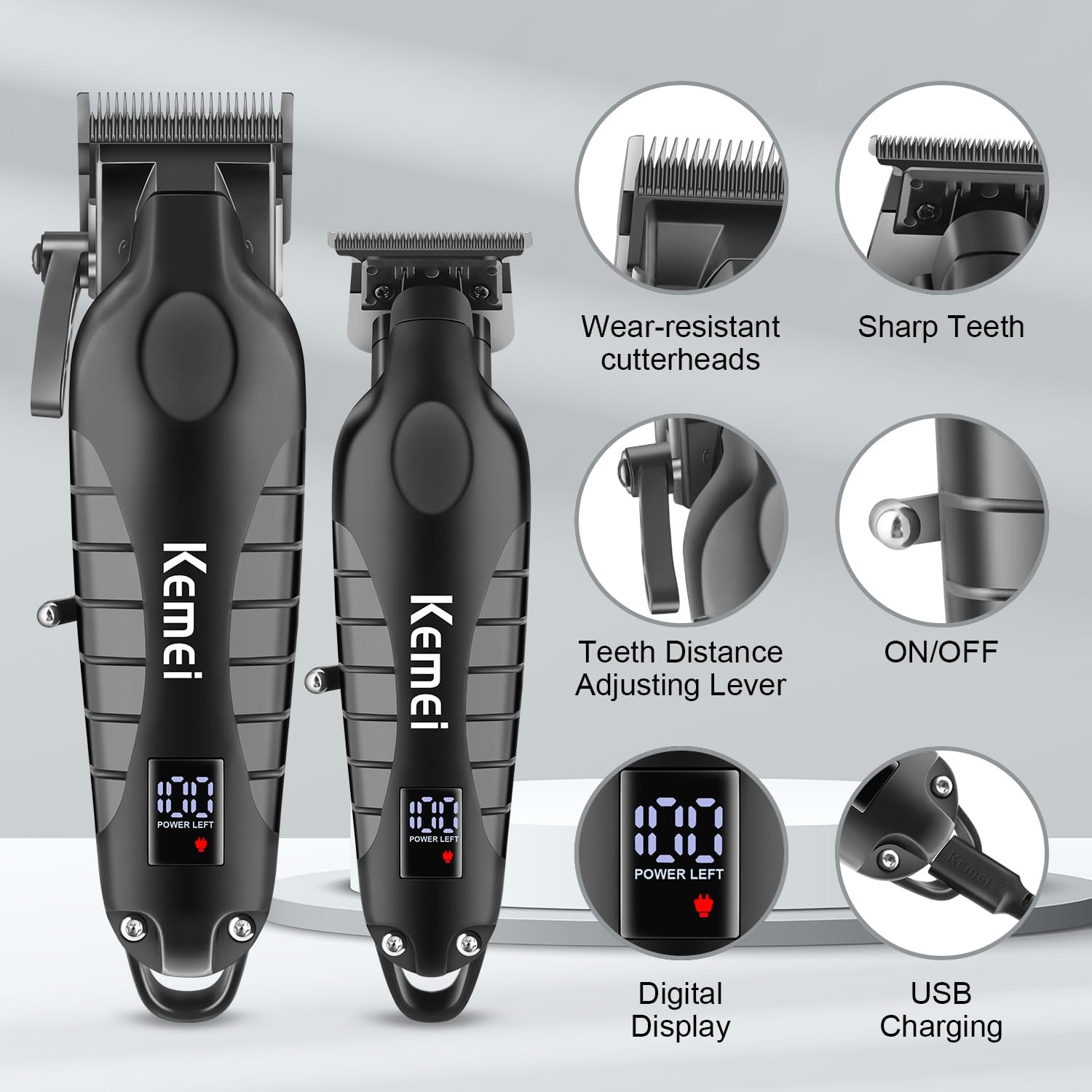 Kemei Hair Clipper Kit for Men - Men'S Grooming Salon ulasan dan harga
