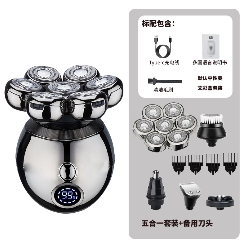 Multifunctional 5-in-1 Electri - Men'S Grooming Razor Kit ulasan dan harga