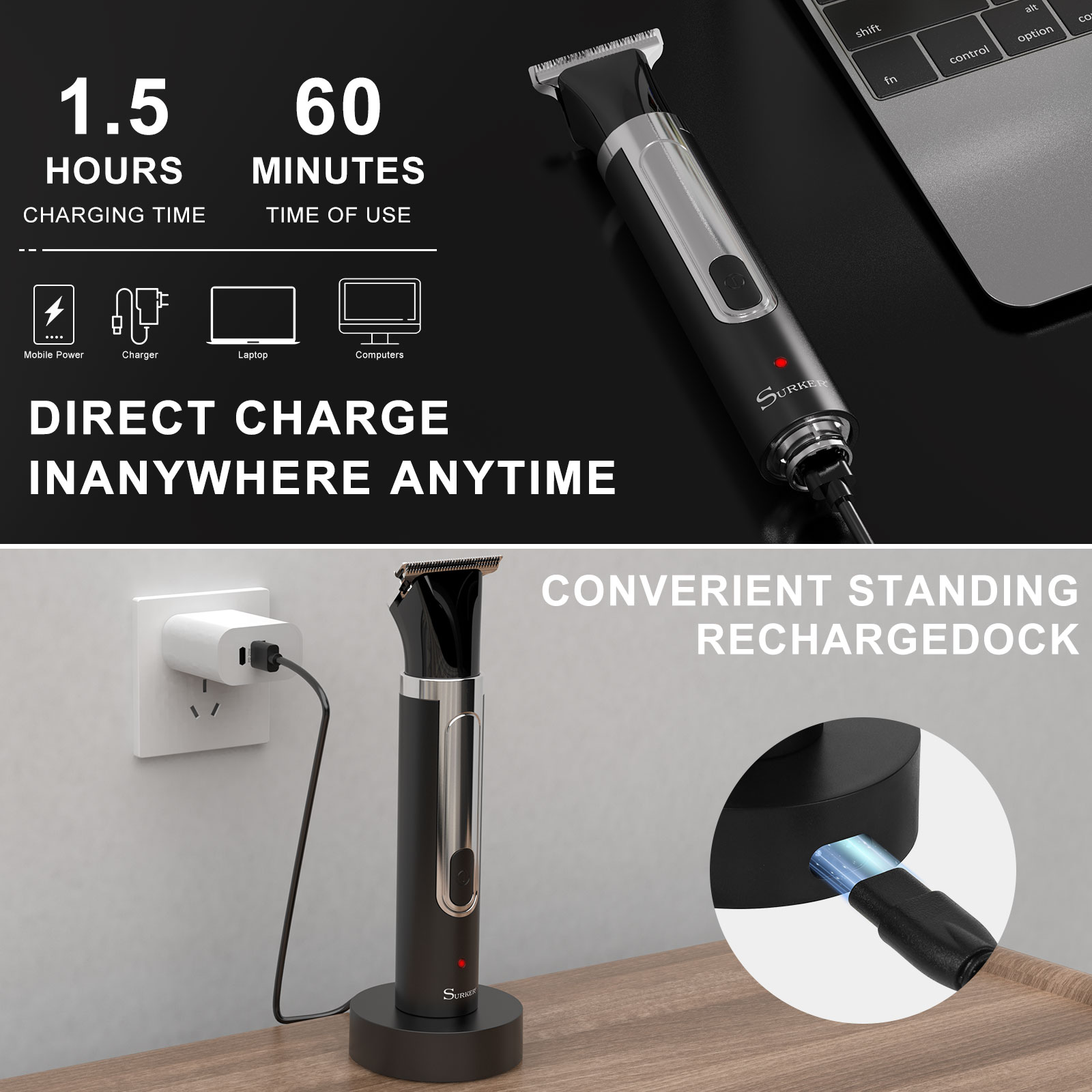 Surker 4-in-1 Shaver for Men G - Men'S Grooming Razor Kit ulasan dan harga