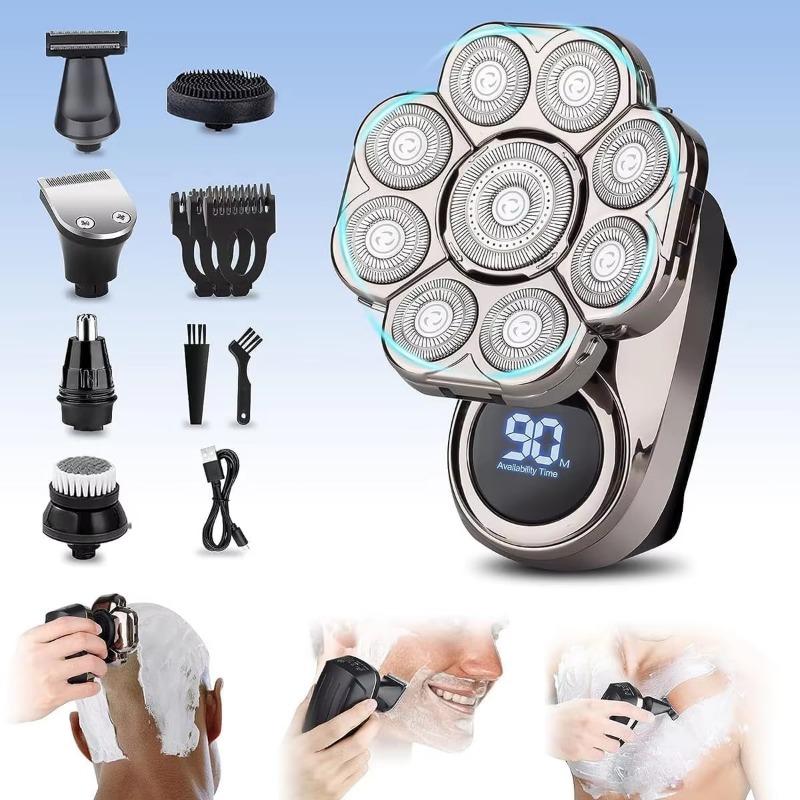 9D Floating Electric Shavers f - Men'S Grooming Razor Kit ulasan dan harga