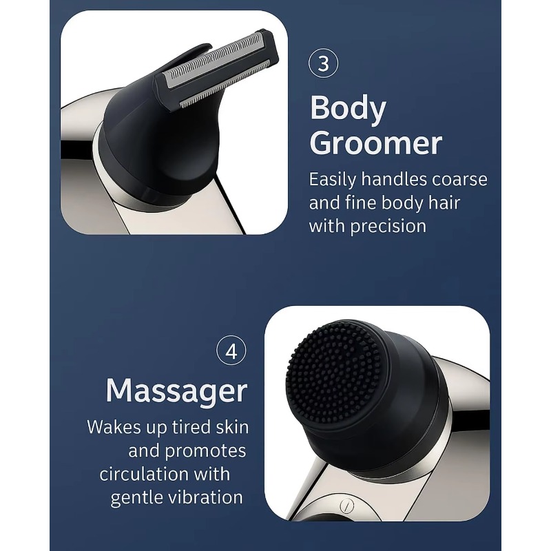 9D Floating Electric Shavers f - Men'S Grooming Razor Kit ulasan dan harga