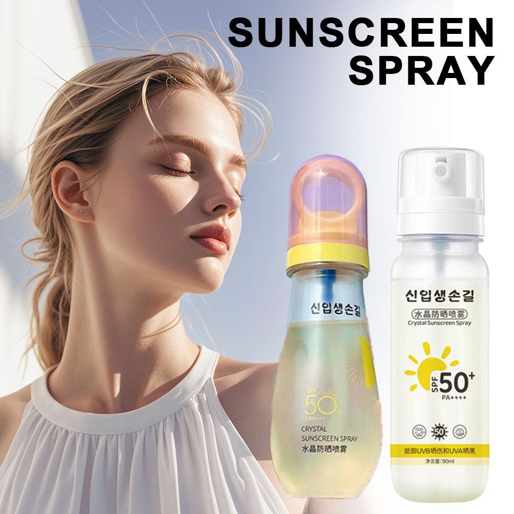 Korean Spf 50+ Sunscreen Spray - Face Moisturizer Spf ulasan dan harga