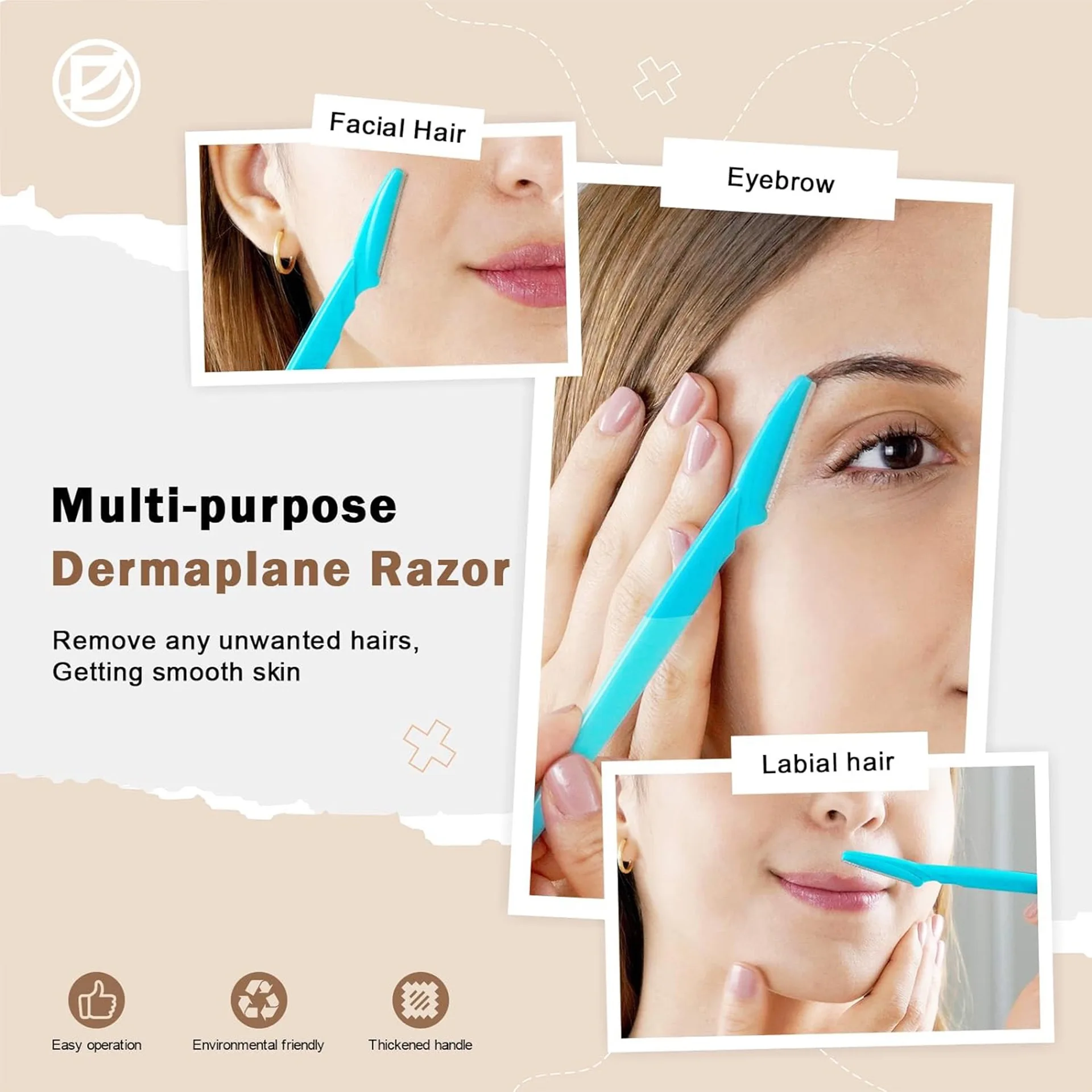 5/10/30/40pcsbrow Razor and Fa - Men'S Grooming Salon ulasan dan harga