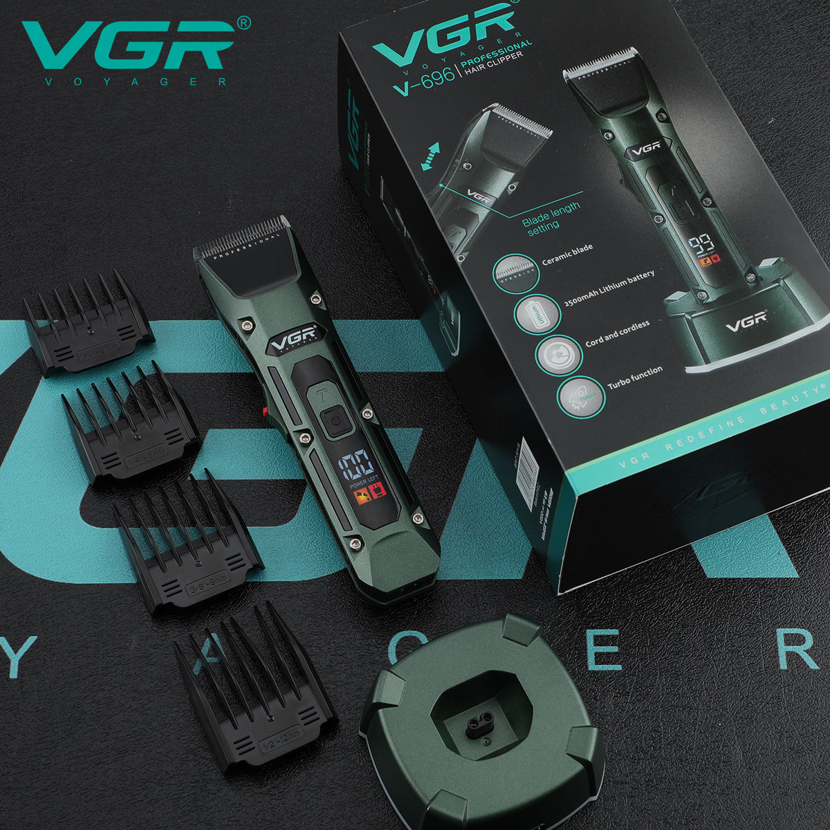 VGR V-696 New metal Popular Sa - Men'S Grooming Salon ulasan dan harga